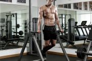 Foldable Power Tower Pull Up and Dip Station Free Standing 6 Level Adjustable 175-210 cm Stable Triangular Base Space Saving Home Gym Equipment