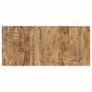 Coffee Table with Wheels Solid Mango Wood 110x50x37 cm Image 5