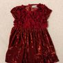 NEXT Red Velvet Occasion Dress, Image 4