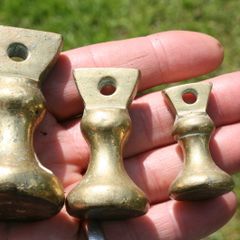 Victorian Brass Measuring Bell Weights