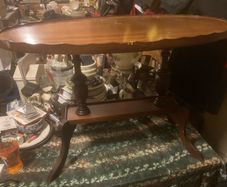 Vintage yew table