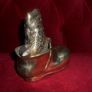 Vintage Brass Terrier Dog In A Boot:5"x5"(1.5lbs) Image 2