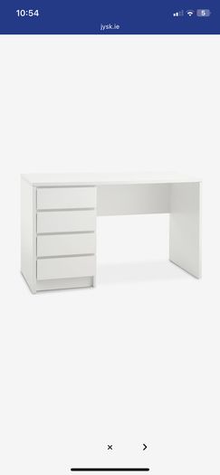White Desk perfect condition