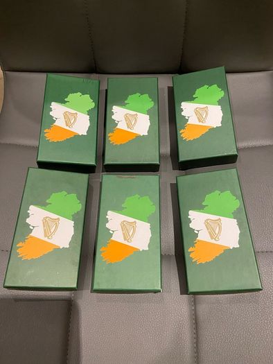 Ireland Display boxes for the lot of 6