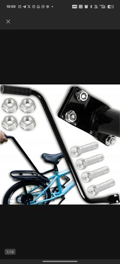 Parent Push Bar For Bike