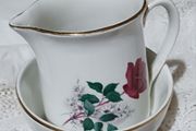 Arklow/ Red Velvet pattern Jug &amp; sugar bowl