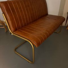Leather Dining Bench