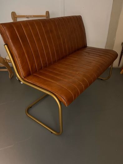 Leather Dining Bench
