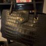 Croc embossed tote bag Image 2
