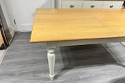 Solid Oak Extending Dining Table, New
