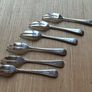 6 Antique Silver Plate Pastry Forks Image 9