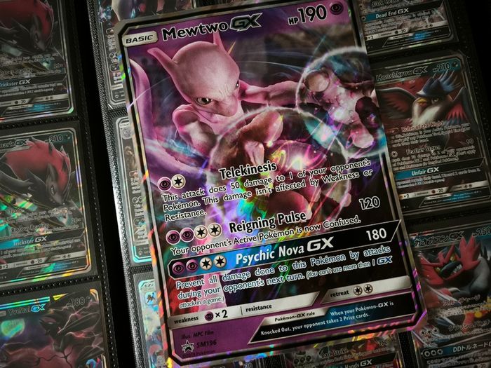 Mewtwo GX ! Jumbo Oversized Pokemon Card ! from Sun & Moon Era ! 2019 !