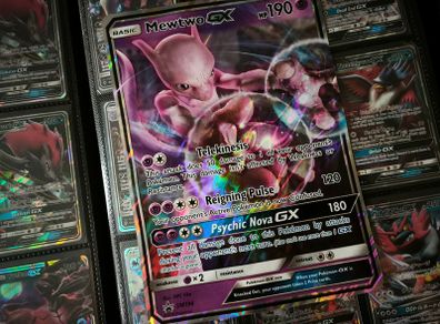 Mewtwo GX ! Jumbo Oversized Pokemon Card ! from Sun & Moon Era ! 2019 !