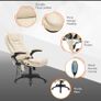 Heated Massage Leather Office Chair Image 8
