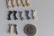 Lego Star Wars - droid arms - angled and straight - various colours