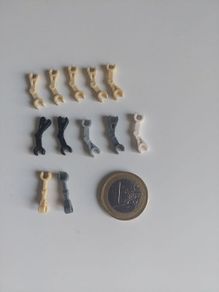 Lego Star Wars - droid arms - angled and straight - various colours