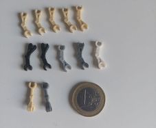 Lego Star Wars - droid arms - angled and straight - various colours