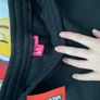 Woman black tracksuit bottom size XS uk 8 Image 5