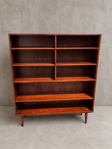 Danish rosewood bookcase mid century
