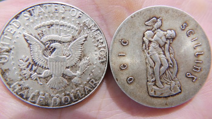 Silver Coins -1964 Kennedy Half Dollar  - 1966 IRELAND 10 Shilling