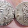 Silver Coins -1964 Kennedy Half Dollar  - 1966 IRELAND 10 Shilling Image 5