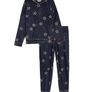 M&S COLLECTION Fleece Star Print Pyjama Set Size M! Image 2