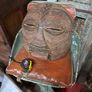 Vintage African Wooden Mask Image 3