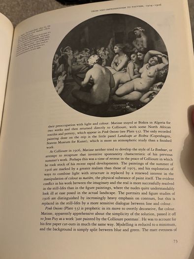 collectible art book of Matisse by Nicholas Watkins 1984