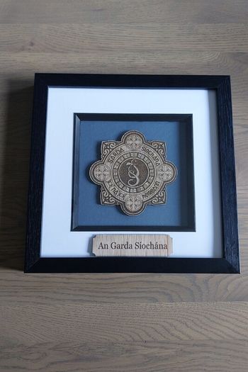 An Garda Siochana Laser Engraved Frame