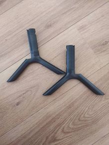 Original Tv Base Stand Left And Right Leg Pair ,No Screws, Compatible For Samsung Smart Led Lcd Tv Ua43nu7100g Ua43nu7100j Ua43nu7100k Ua43nu7100r Ua43nu7100w Ue40nu7120w Ue40nu7190s Ue40nu7192v