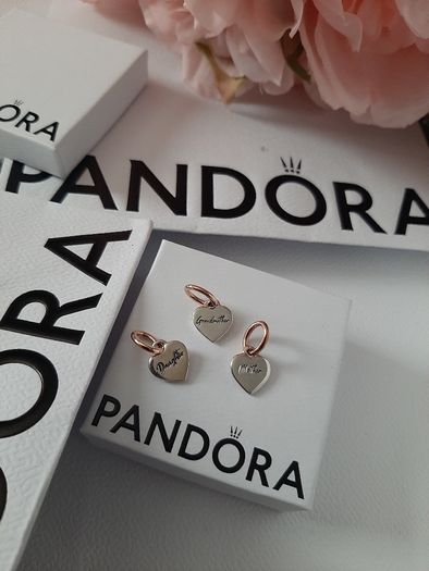 New genuine pandora 3 charms