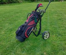 Full set of golf clubs