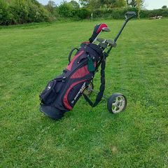 Full set of golf clubs