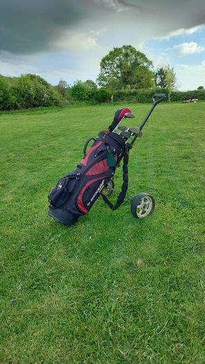 Full set of golf clubs