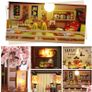 Mini Dollhouse Wooden 3D Puzzle Toy Kit Image 4