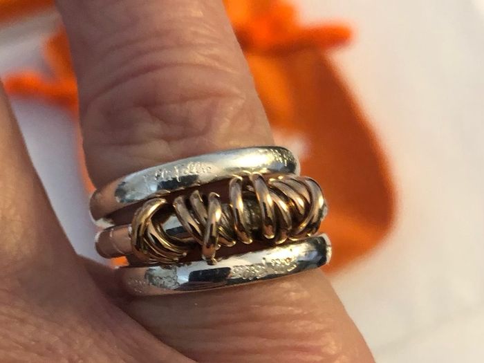 Folli Follie 3 piece ring set