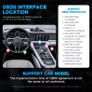 XTOOL Advancer AD20 OBDII Scanner Code Reader Full obd Function HUD Display For Engine Upgrade of ELM327/AD10 for Android/IOS Image 6