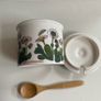 Pretty vintage Portmerion  lidded  conserve pot with spoon Image 5
