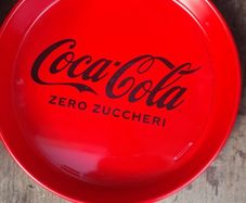 Coca Cola Metal tray 35 cm Italian