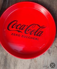 Coca Cola Metal tray 35 cm Italian