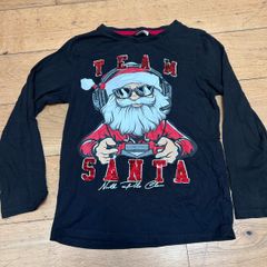 Boys Santa long sleeve top
