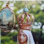 Large Fatima Medal and Key ring Image 2