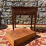 Early 20th Century Solid Oak Butchers Block Prep Table. Image 7