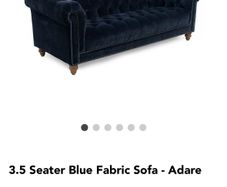Navy sofa