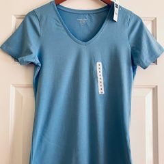 BNWT Size 10 Blue Fitted T Shirt by Dunne's