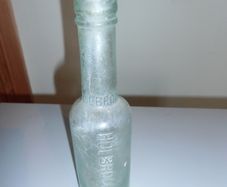 Vintage Holbrook & Co. bottle with glass stopper