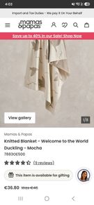 Baby Knitted Blanket