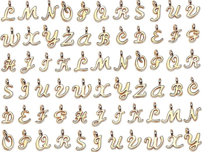 156Pcs/6 Sets ABC Letter Charms Mini A-Z Alphabet Bracelet Necklace Pendants with 200Pcs Open Jump Rings for DIY Jewelry Making MULTIPLE STYLES AVAILABLE, SEE PHOTOS (FREE POSTAGE)