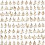 156Pcs/6 Sets ABC Letter Charms Mini A-Z Alphabet Bracelet Necklace Pendants with 200Pcs Open Jump Rings for DIY Jewelry Making MULTIPLE STYLES AVAILABLE, SEE PHOTOS (FREE POSTAGE) Image 2