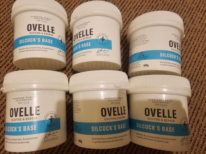 Two Brand New Sealed Ovelle Sooth & Repair Silcock's Base 500g each